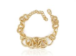 BRACCIALE ACCIAIO DONNA DORATO