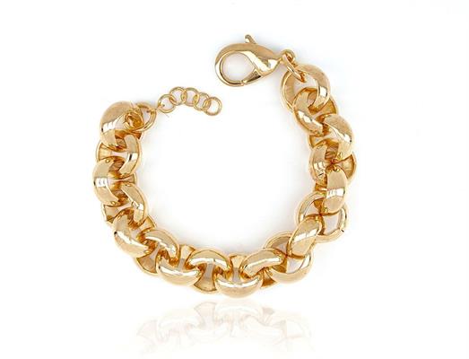 BRACCIALE ACCIAIO DONNA DORATO