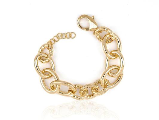 BRACCIALE ACCIAIO DONNA DORATO