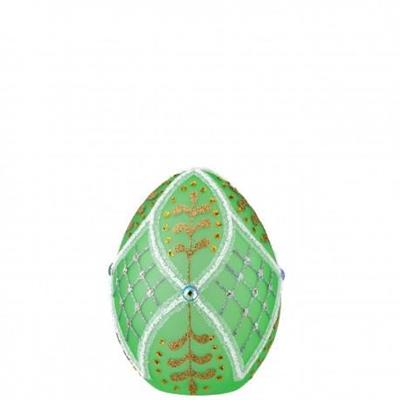 UOVO h 15cm DECORATO CON LED