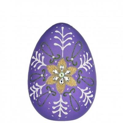 UOVO h 20cm DECORATO CON LED