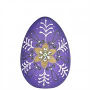 UOVO h 20cm DECORATO CON LED