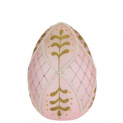 UOVO h 20cm DECORATO CON LED