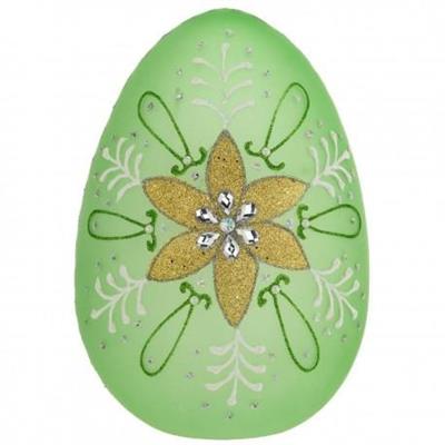 UOVO h 25cm DECORATO CON LED