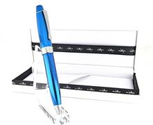 PENNA BIRO ALLUMINIO BLU