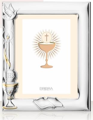 CORNICE COMUNIONE 10X15 CALICE COLOMBA