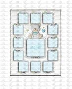 CORNICE 12 MESI ORSETTO CELESTE