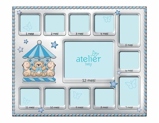 CORNICE 12 MESI GIOSTRINA CELESTE