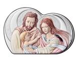 SACRA FAMIGLIA 45X26 CUORE COLORATA