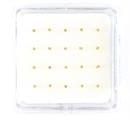 ORECCHINI NASO ZIRCONI TONDI 1.5mm 20 PZ GRIFFE DORATE ARG