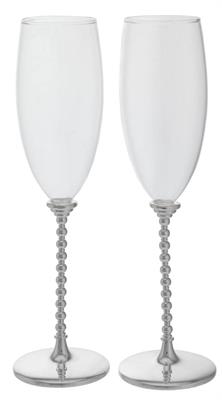 COPPIA DI FLUTES PERLINE
