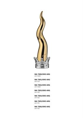 CORNO ORO H 16.5 CORONA ARGENTO