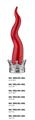 CORNO ROSSO H 35 CORONA ARGENTO