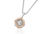 COLLANA ACCIAIO ROSA DEI VENTI RAMATA