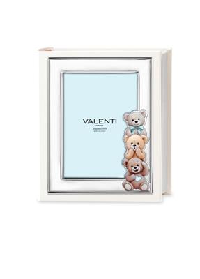 ALBUM 20X25 ORSETTI CON CORNICE 13X18 CELESTE