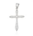 CIONDOLO CROCE cm 2.5X1.5 IN ARGENTO 925