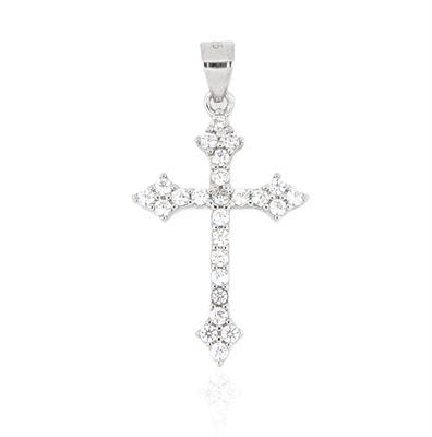 CIONDOLO CROCE cm 2X1.5 IN ARGENTO 925