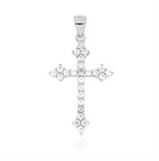 CIONDOLO CROCE cm 2X1.5 IN ARGENTO 925