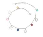 CAVIGLIERA FIORI E PIETRE COLORATE ARG 925