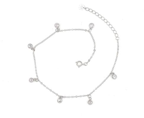 CAVIGLIERA SFERE E PUNTI LUCE ARG 925
