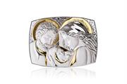 SACRA FAMIGLIA 23X17 ORO