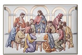 ICONA ULTIMA CENA 45X30 COLORATA