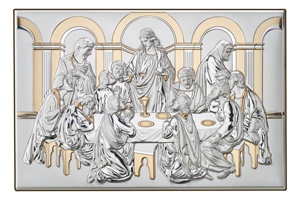 ICONA ULTIMA CENA 45X30 CON ORO