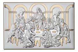 ICONA ULTIMA CENA 45X30 CON ORO