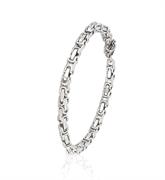 BRACCIALE ACCIAIO MAGLIA BIZANTINA