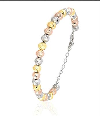 BRACCIALE COLORI mm6 cm18+3 TRE COLORI