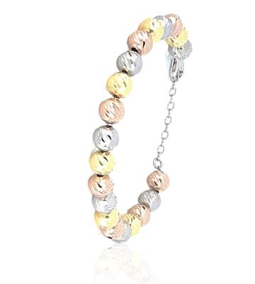 BRACCIALE SLASH mm8 cm18+3 TRE COLORI